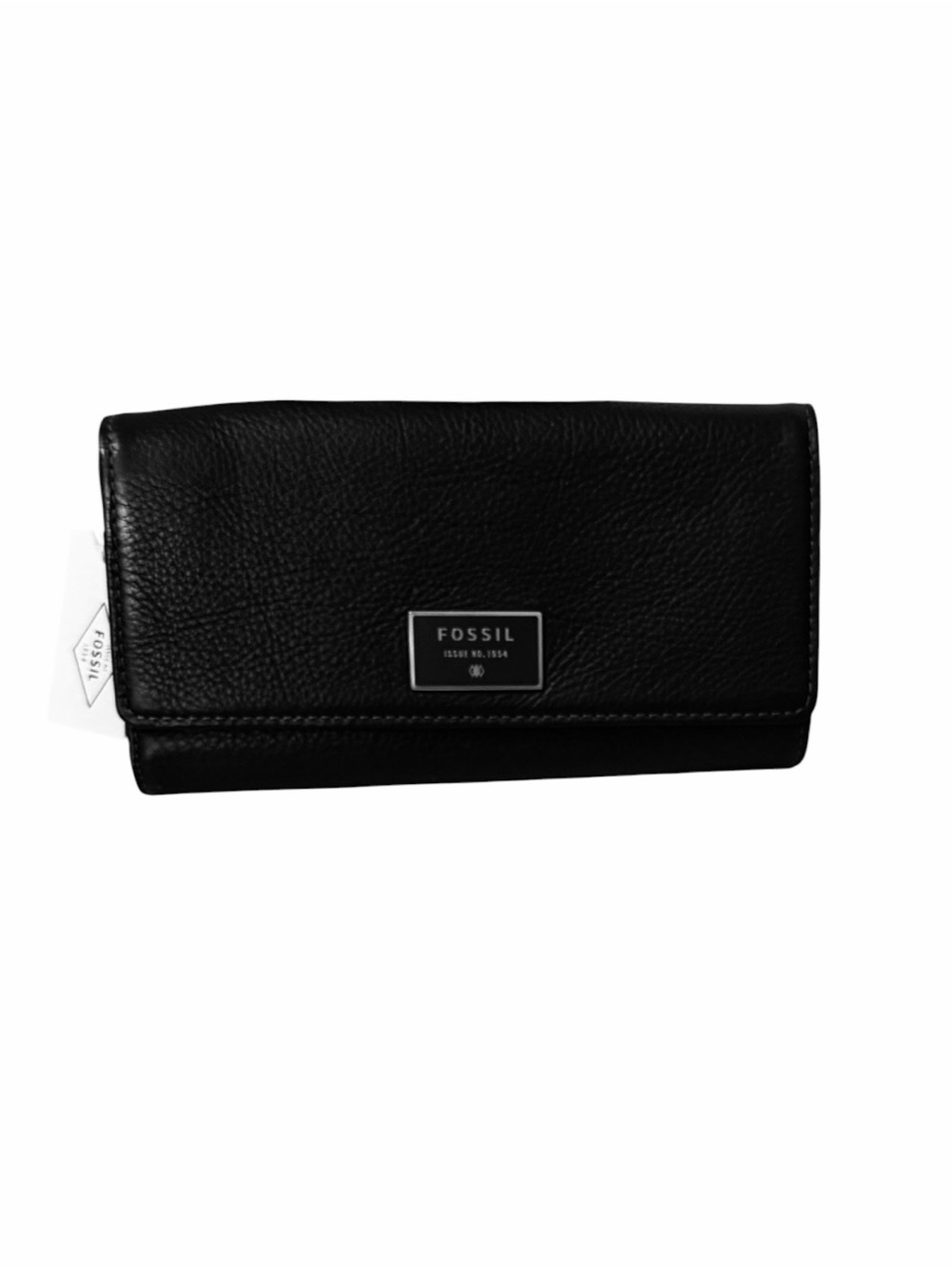 Fossil Black Leather Continental Wallet
